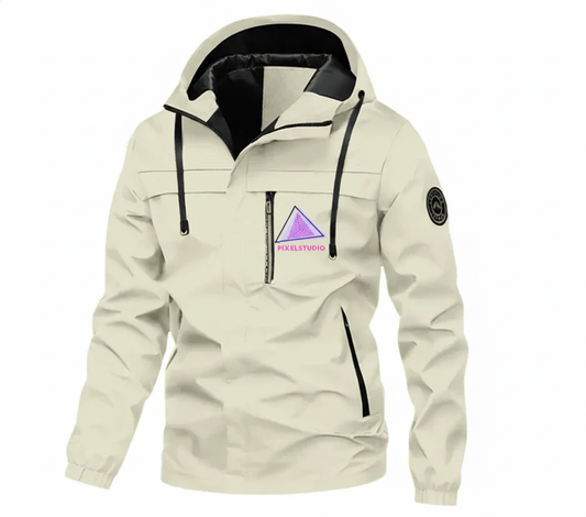 Pixel Studio Ultra-Light Performance Windbreaker Jacket for Hiking