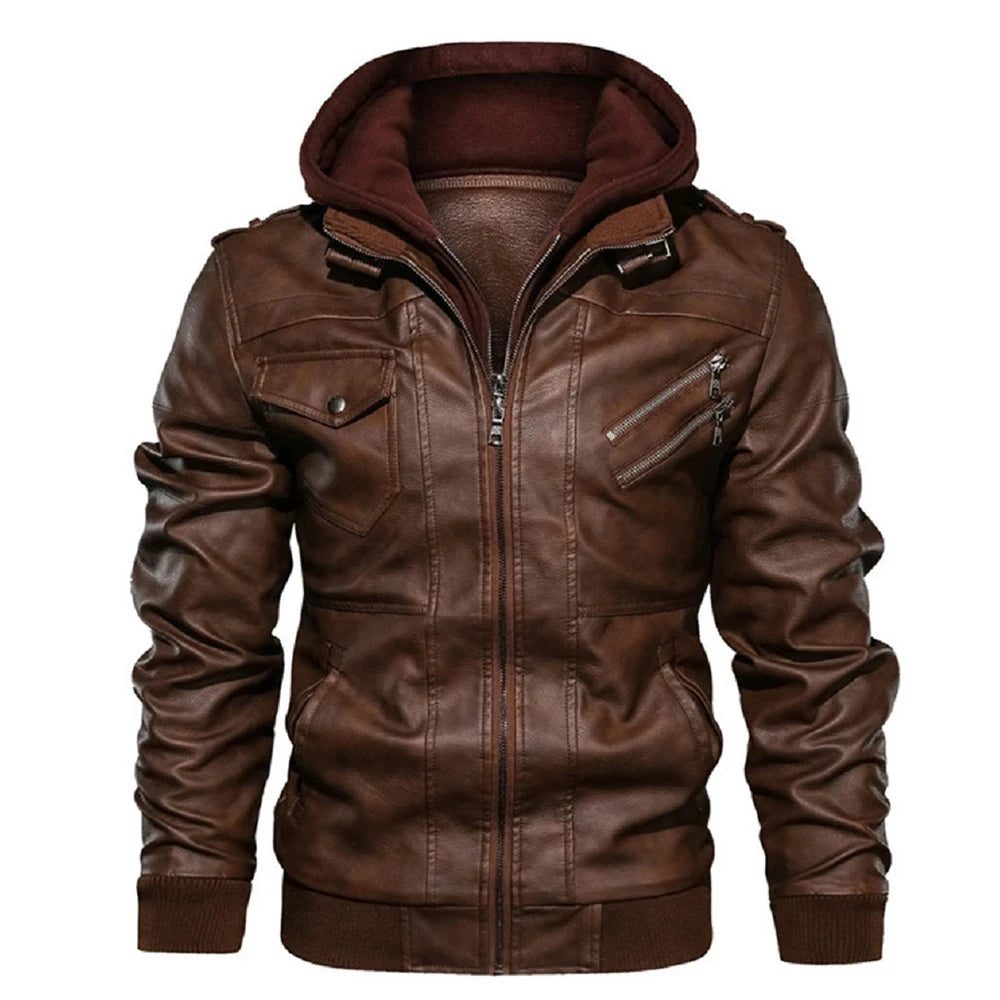 Buy Pixel Studio Faux Leather Biker Jacket