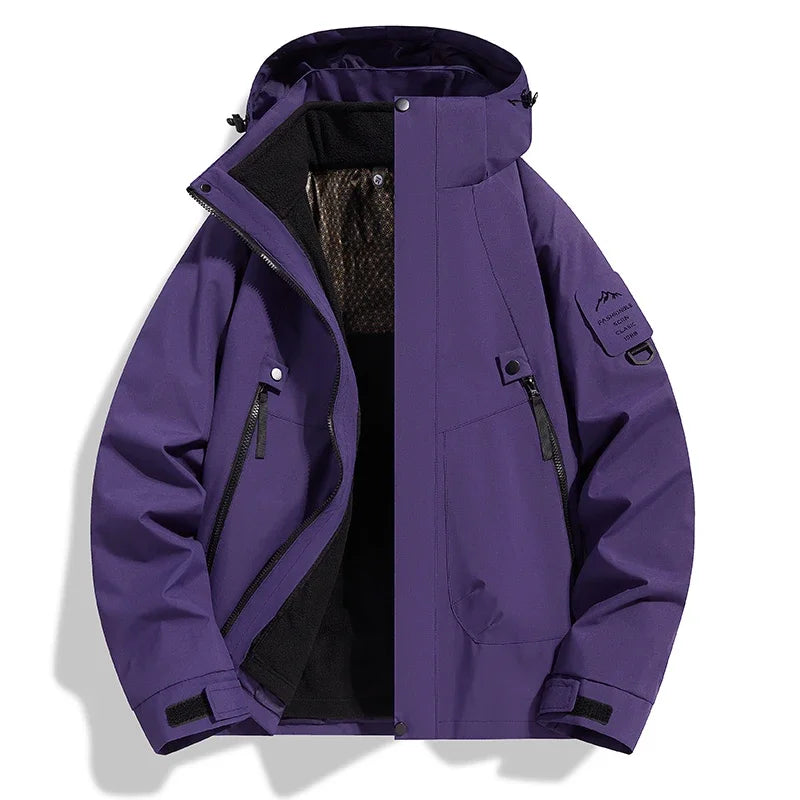Flairly Graphene-Powered Waterproof Denim Jacket for Men
