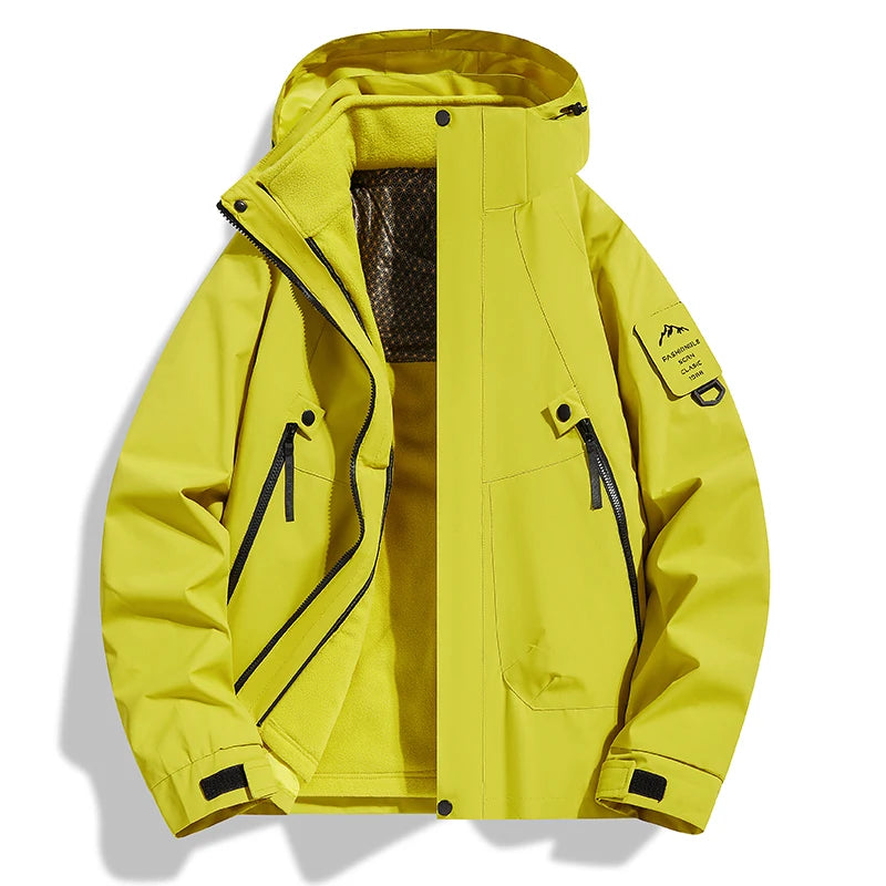 Flairly Graphene-Powered Waterproof Denim Jacket for Men