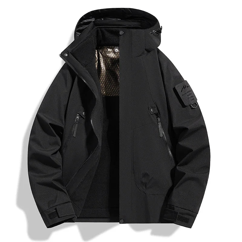 Flairly Graphene-Powered Waterproof Denim Jacket for Men
