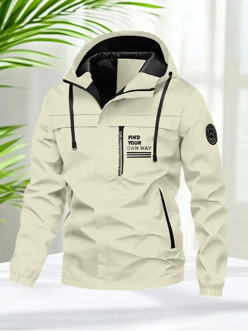 Signature Tunica Men's Lightweight Windbreaker Hooded Zip-Up Jacket for Hiking 2