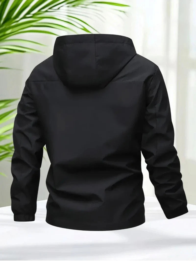 Signature Tunica Men's Lightweight Windbreaker Hooded Zip-Up Jacket for Hiking 6