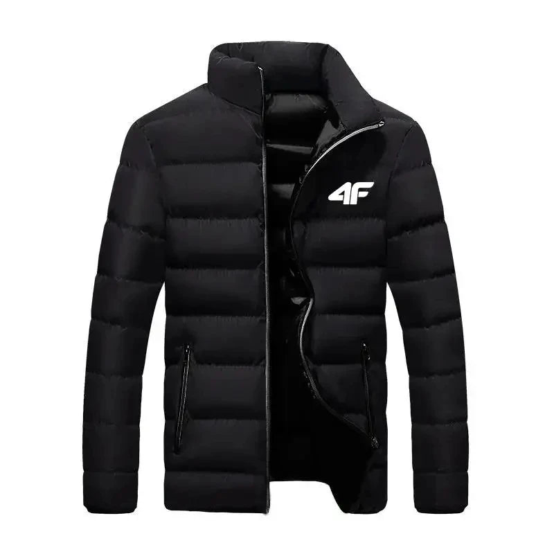 Pixel Studio Men's Thick Printed V-Neck Delhi Biker Jacket