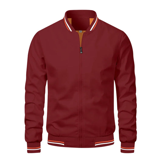 Signature Tunica Men's Lightweight Windproof Spring Casual Red Jacket