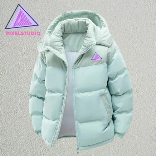 Pixel Studio Stylish Men's Removable Hood Windbreaker bomber Jacket