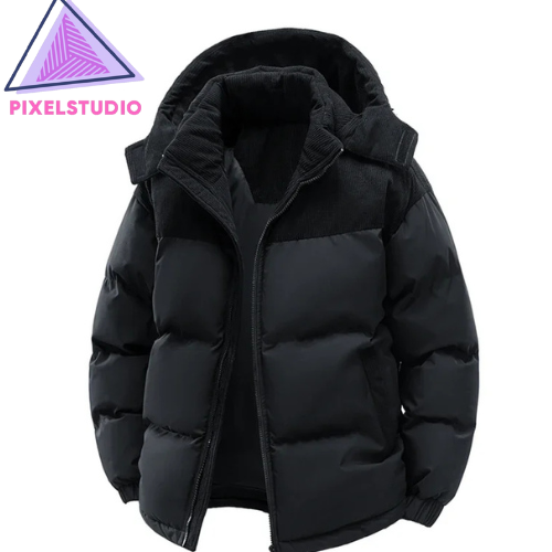 Pixel Studio Men's Casual Winter Bomber Jacket