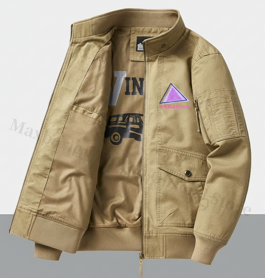 Pixel Studio Classic Denim Koti Utility Jacket